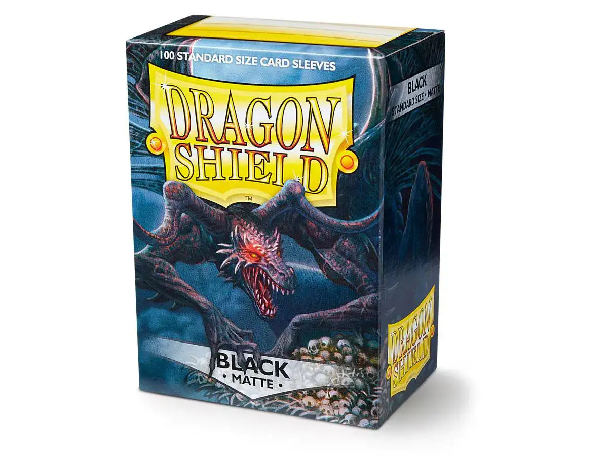 Dragon Shield Sleeves - Matte Standard Black / Schwarz | 100stk