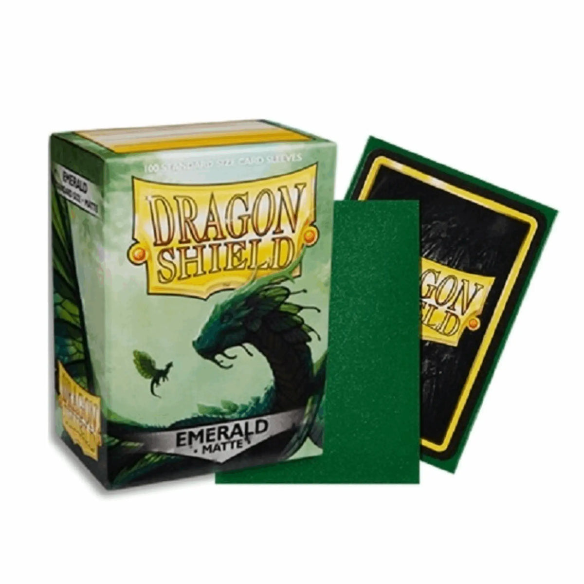 Dragon Shield Sleeves - Matte Standard Emerald | 100stk