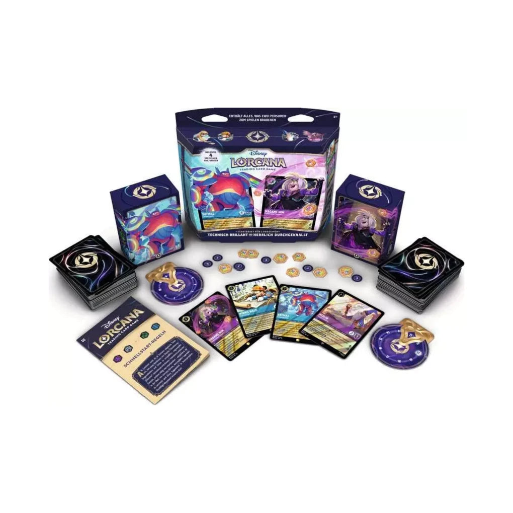 Disney Lorcana - Die Stadt Hyperia 2 Giocatori-set iniziale - Tedesco