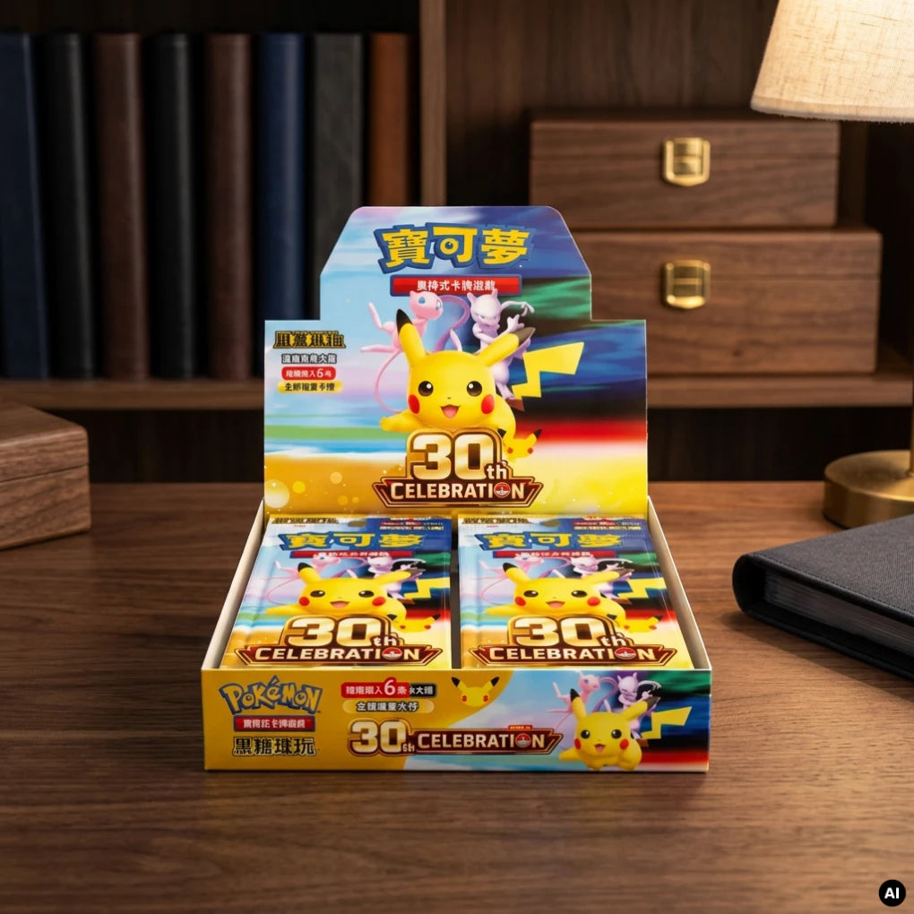 Pokémon - 30th Anniversary Celebration Display di buste Inglese tradizionale - TCHN