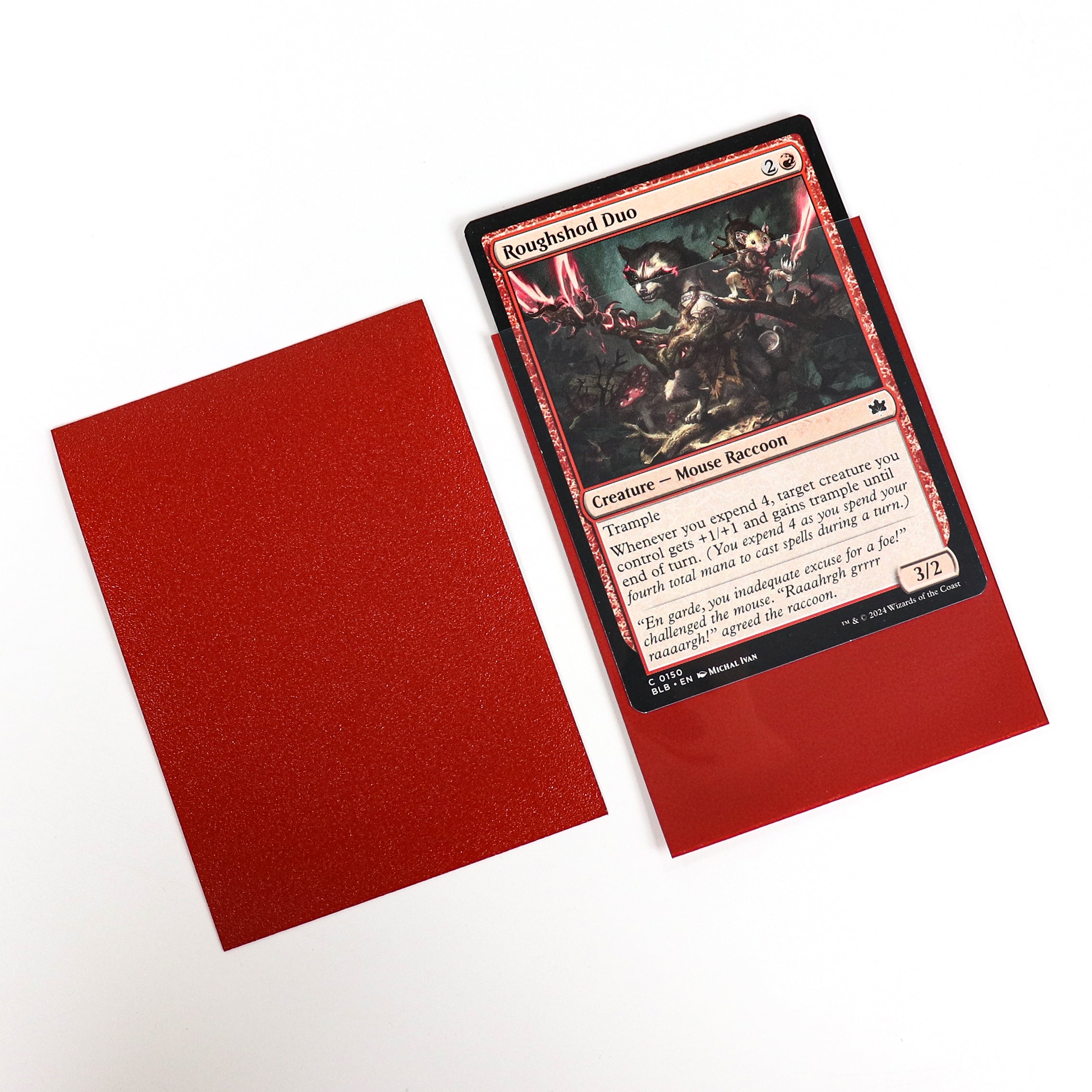 cardcosmos - Bustine matte premium Rosso | 100stk