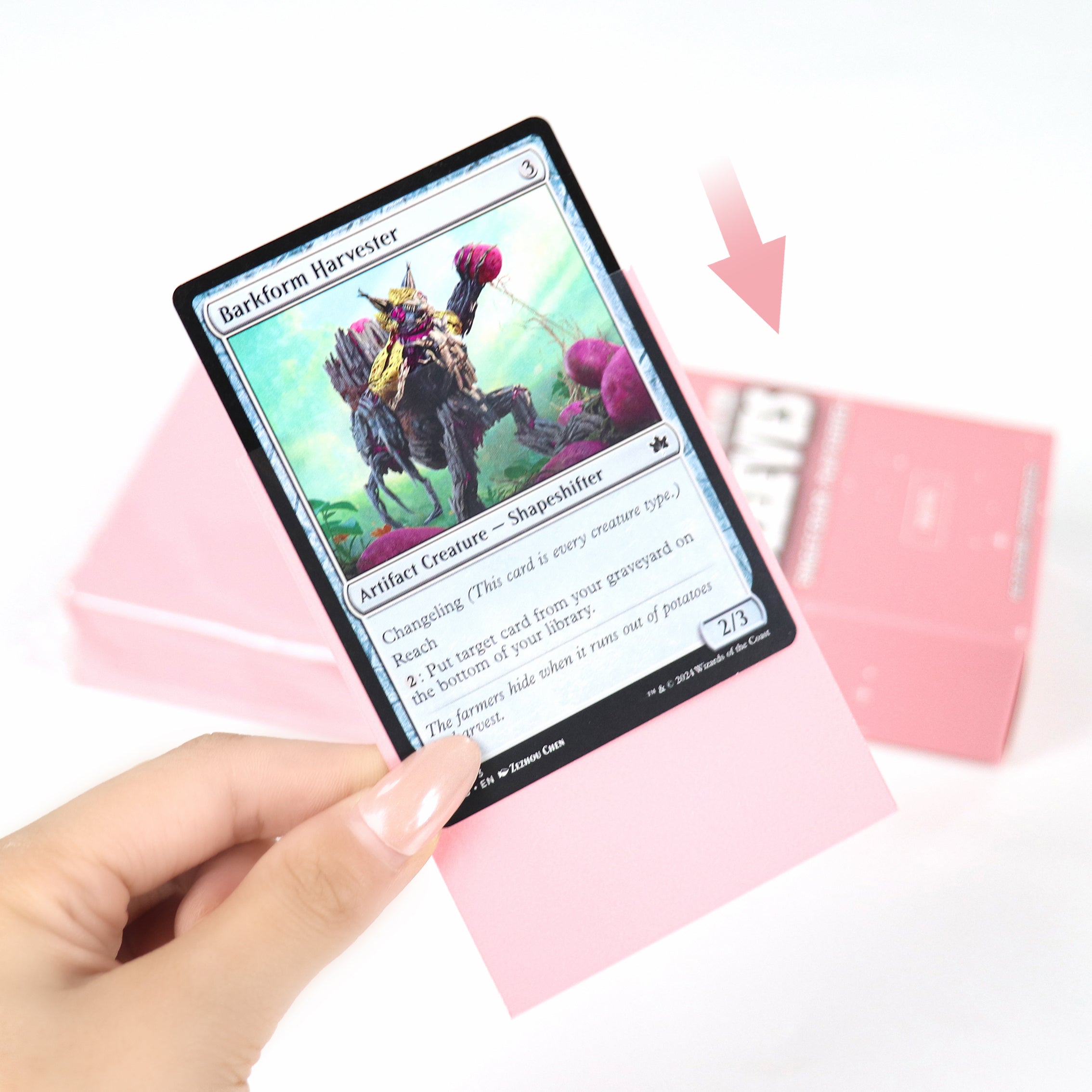 cardcosmos - Bustine matte premium Rosa | 100stk
