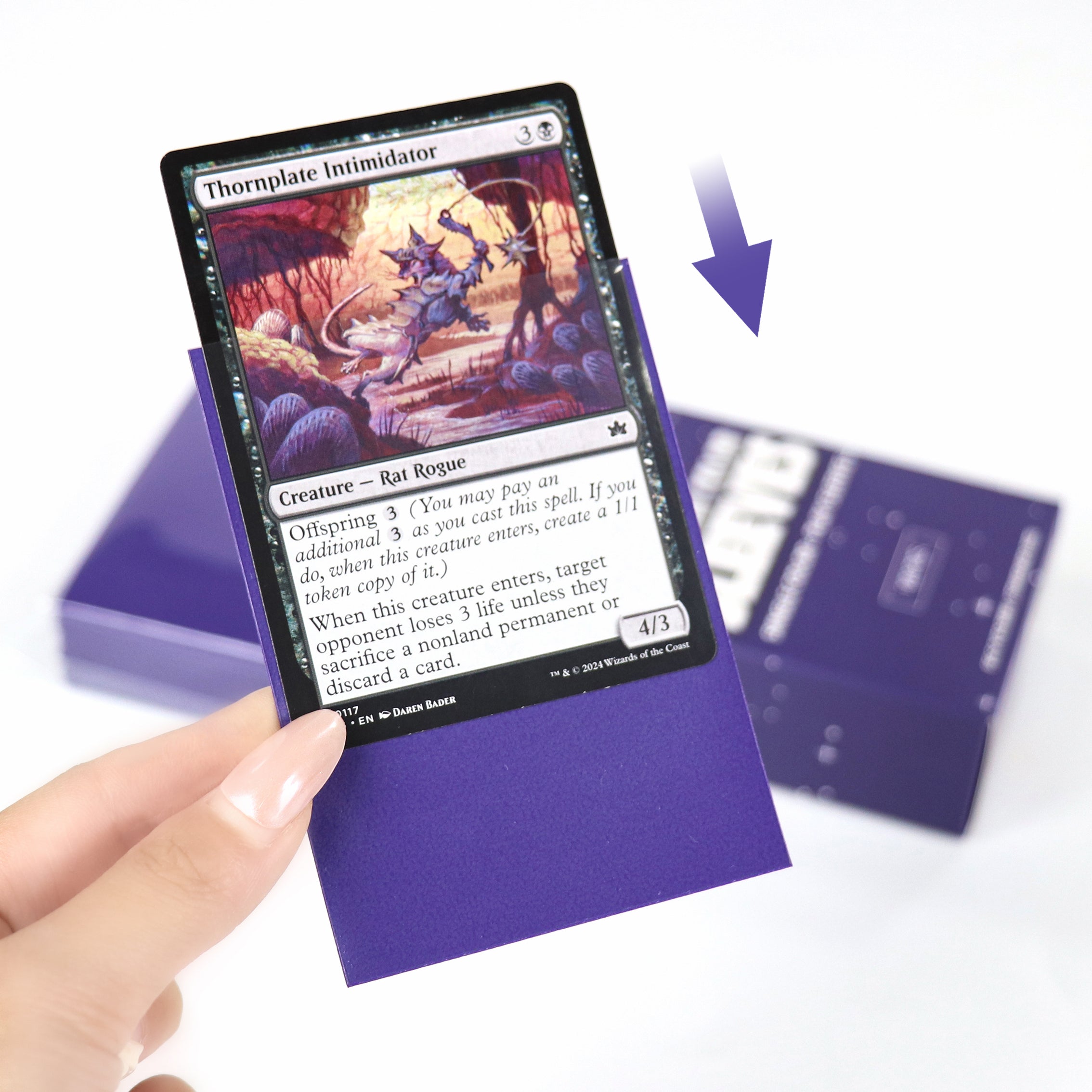 cardcosmos - Bustine matte premium Viola | 100stk