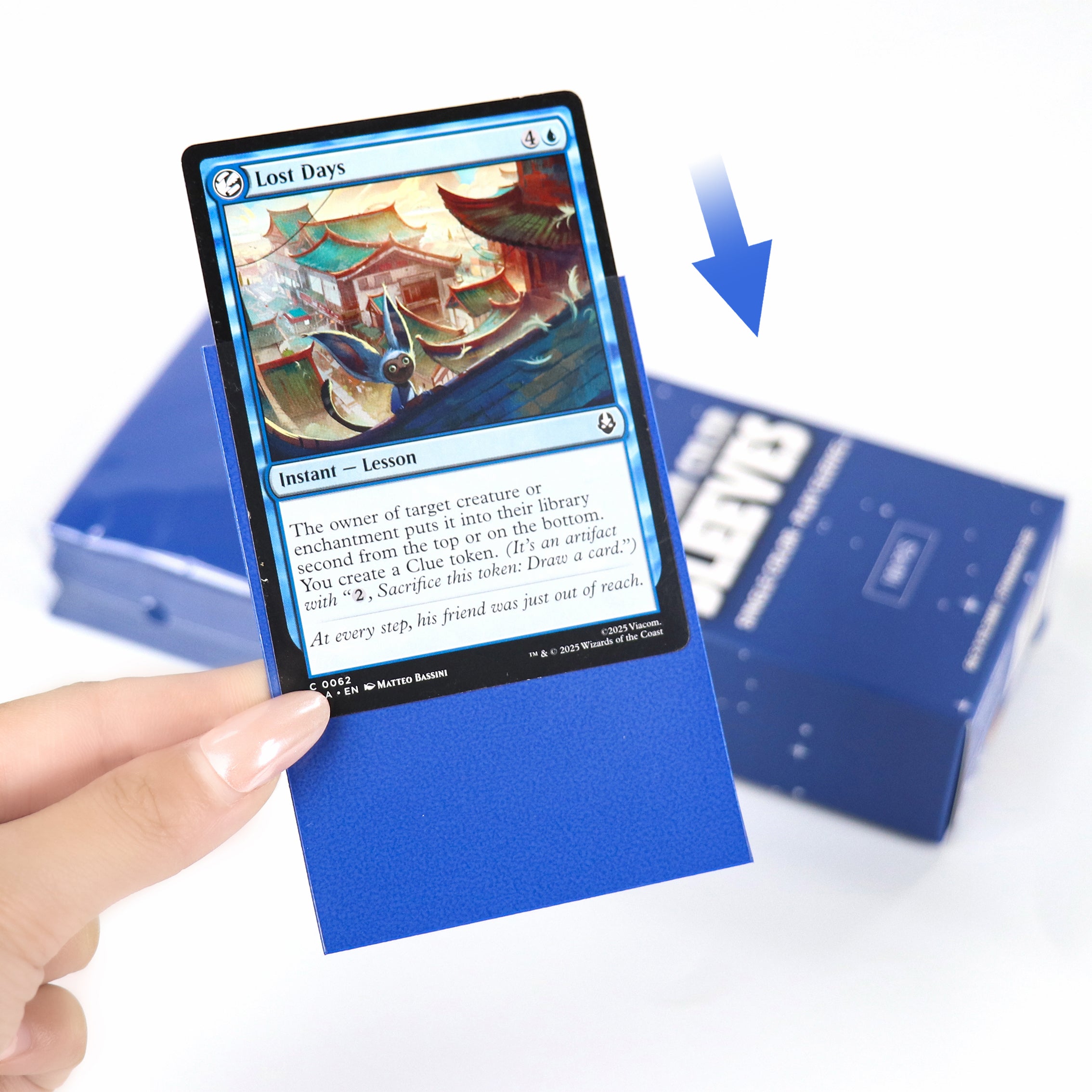 cardcosmos - Bustine matte premium Blu | 100stk