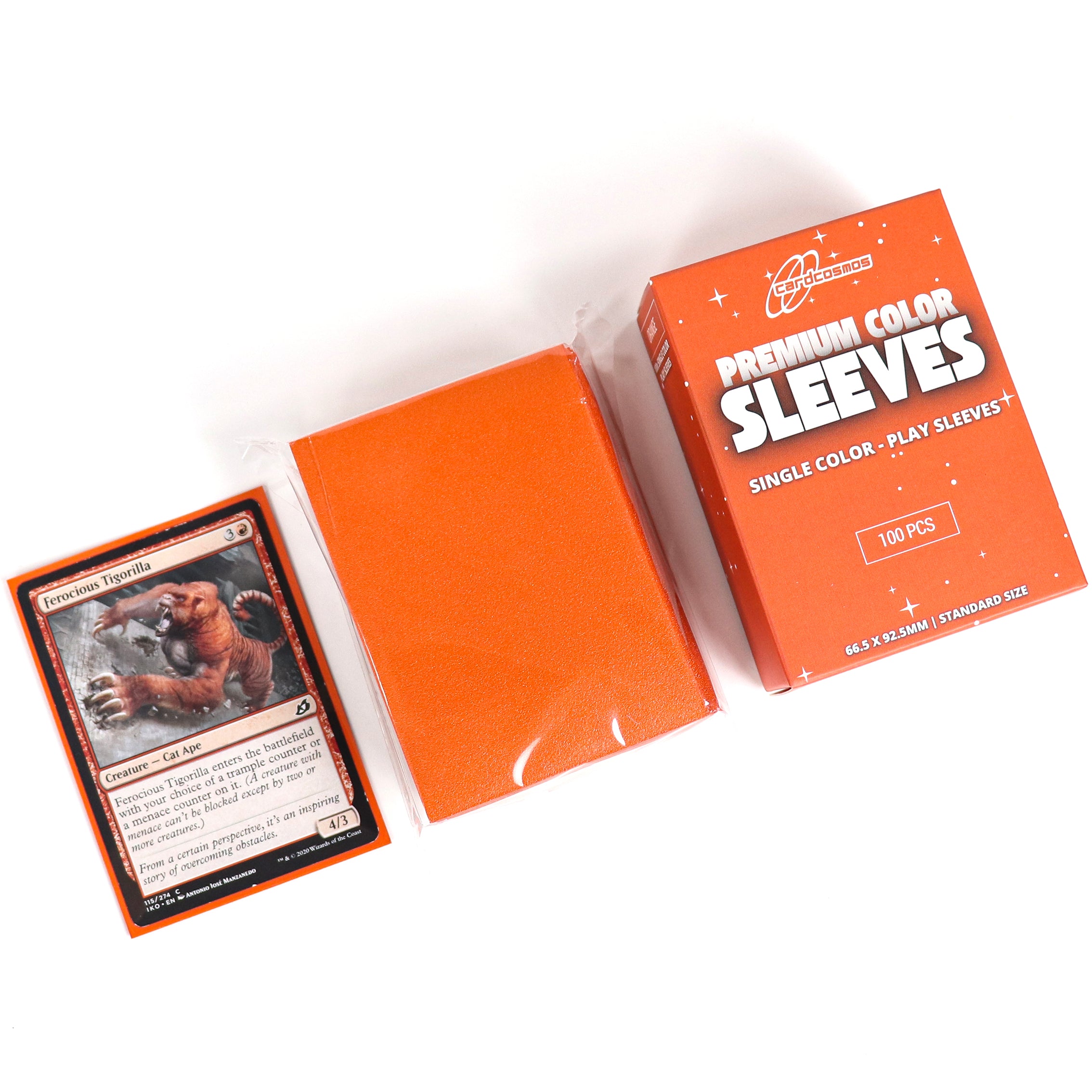 cardcosmos - Bustine matte premium Arancione | 100stk