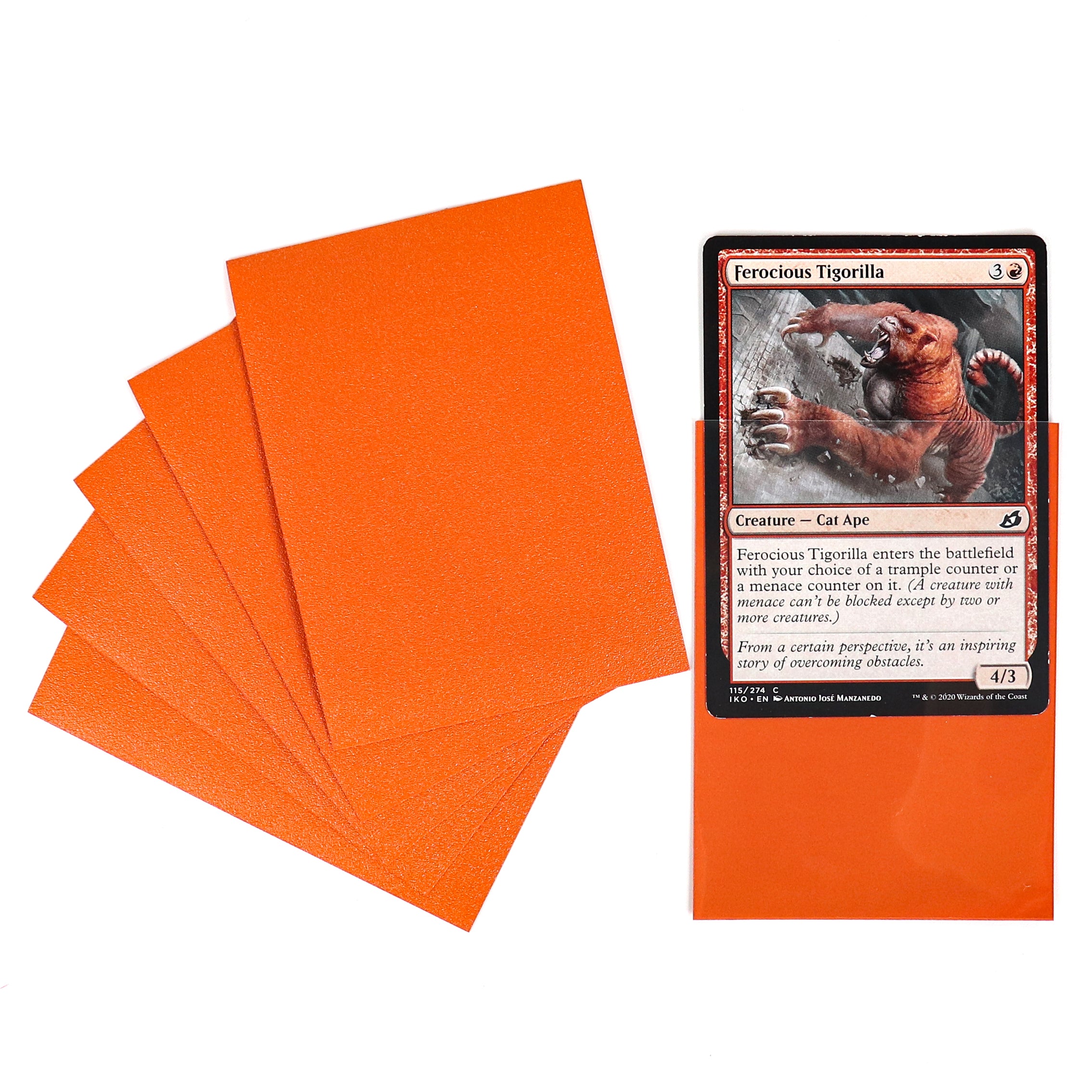 cardcosmos - Bustine matte premium Arancione | 100stk