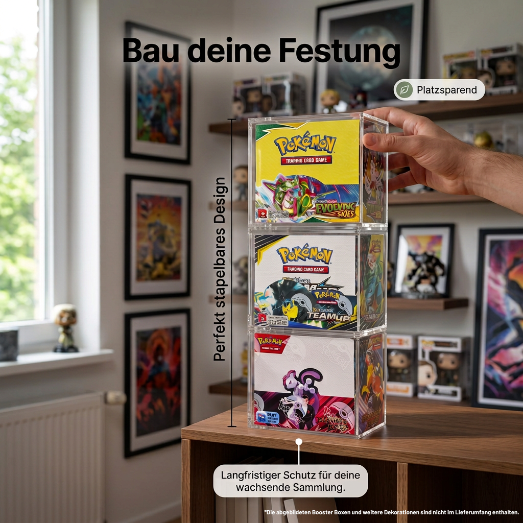 cardcosmos - Pokémon Custodia acrilica per booster box