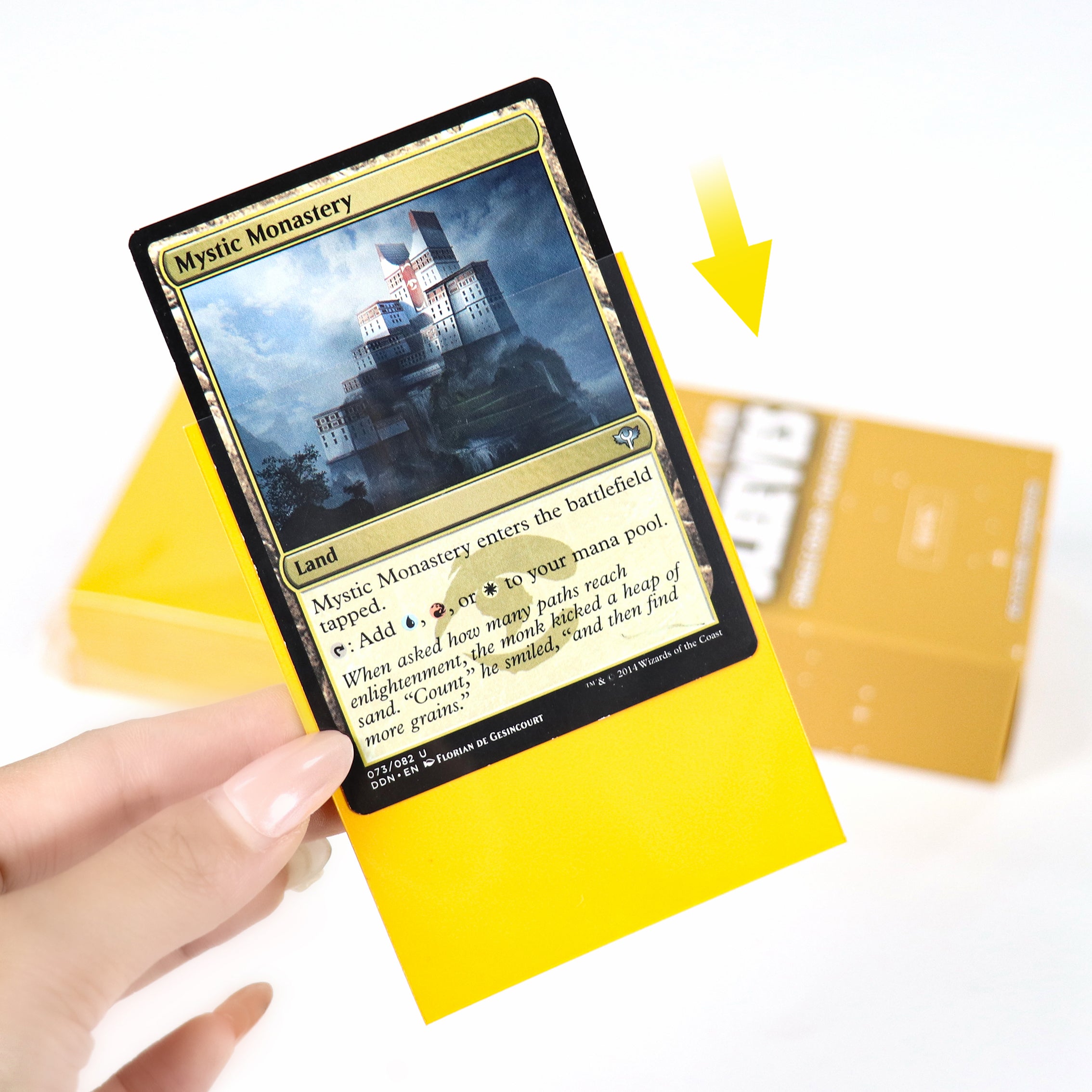 cardcosmos - Bustine matte premium Giallo | 100stk