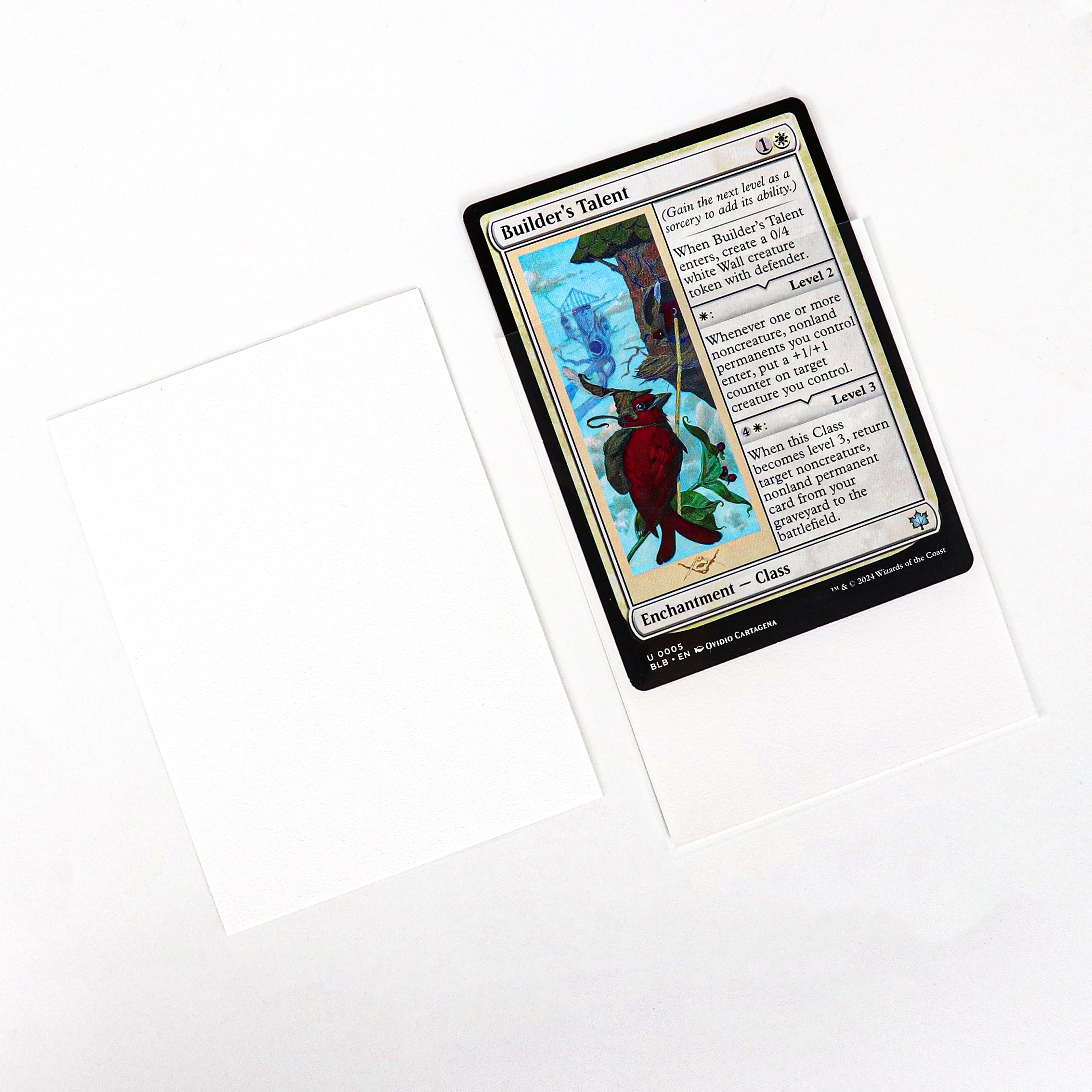cardcosmos - Bustine matte premium Bianco | 100stk