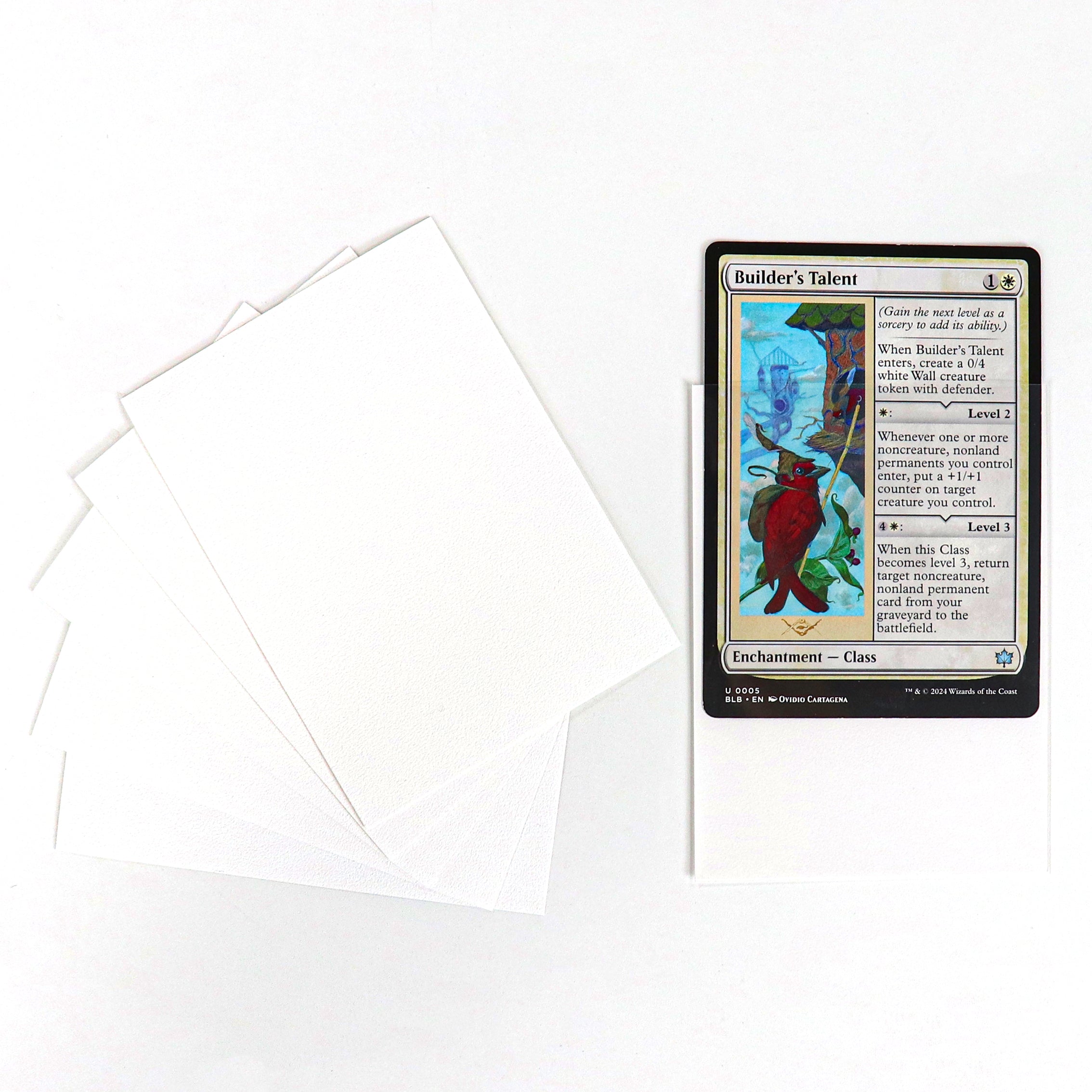 cardcosmos - Bustine matte premium Bianco | 100stk