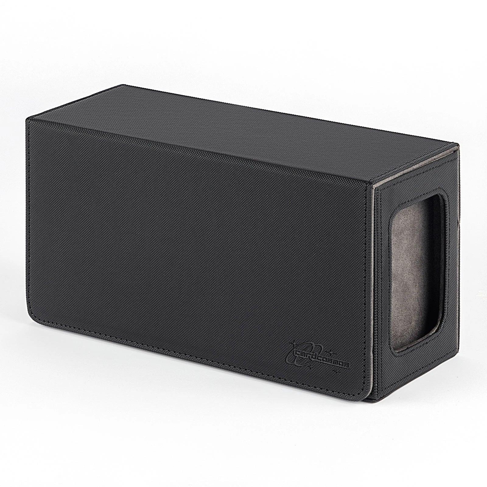 cardcosmos - Deck box premium 200+ Vassoio per Dadi Nero