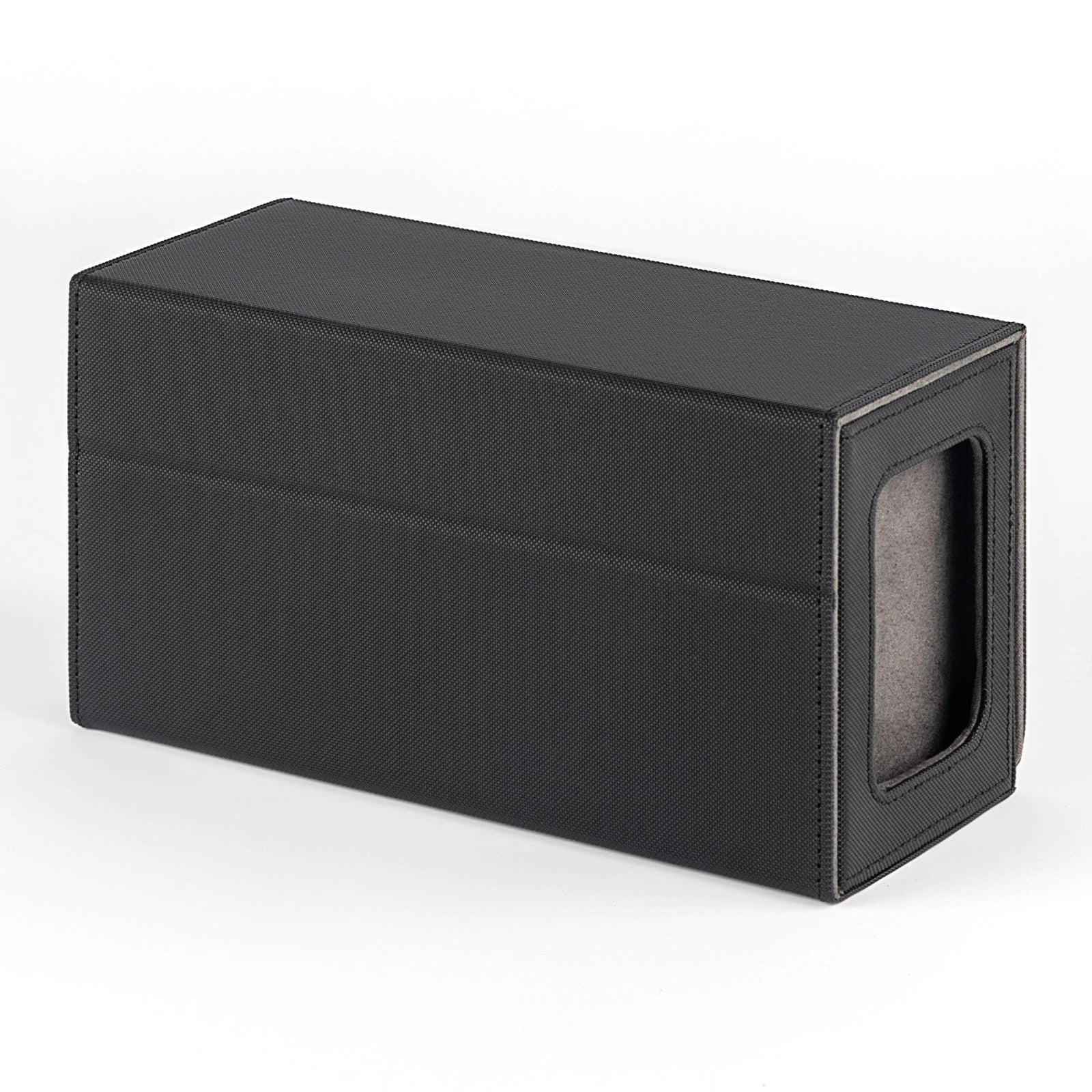 cardcosmos - Deck box premium 200+ Vassoio per Dadi Nero