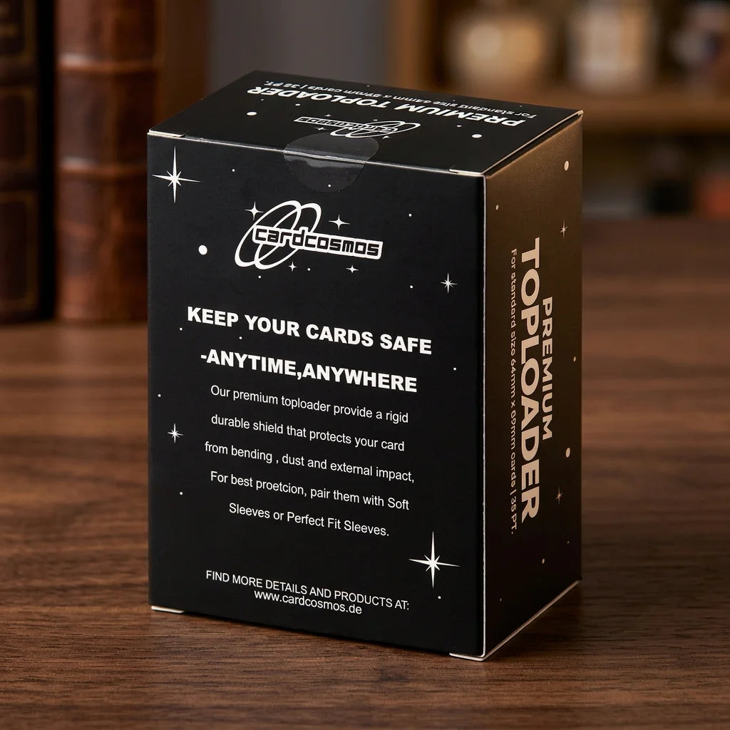 cardcosmos - Toploader premium 3" x 4" 35PT | 25 pezzi