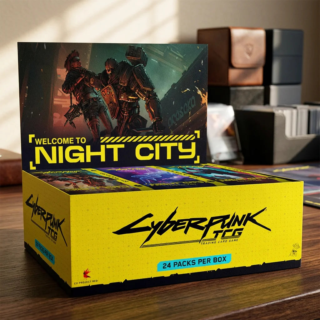 Cyberpunk TCG: Welcome to Night City Booster Display English