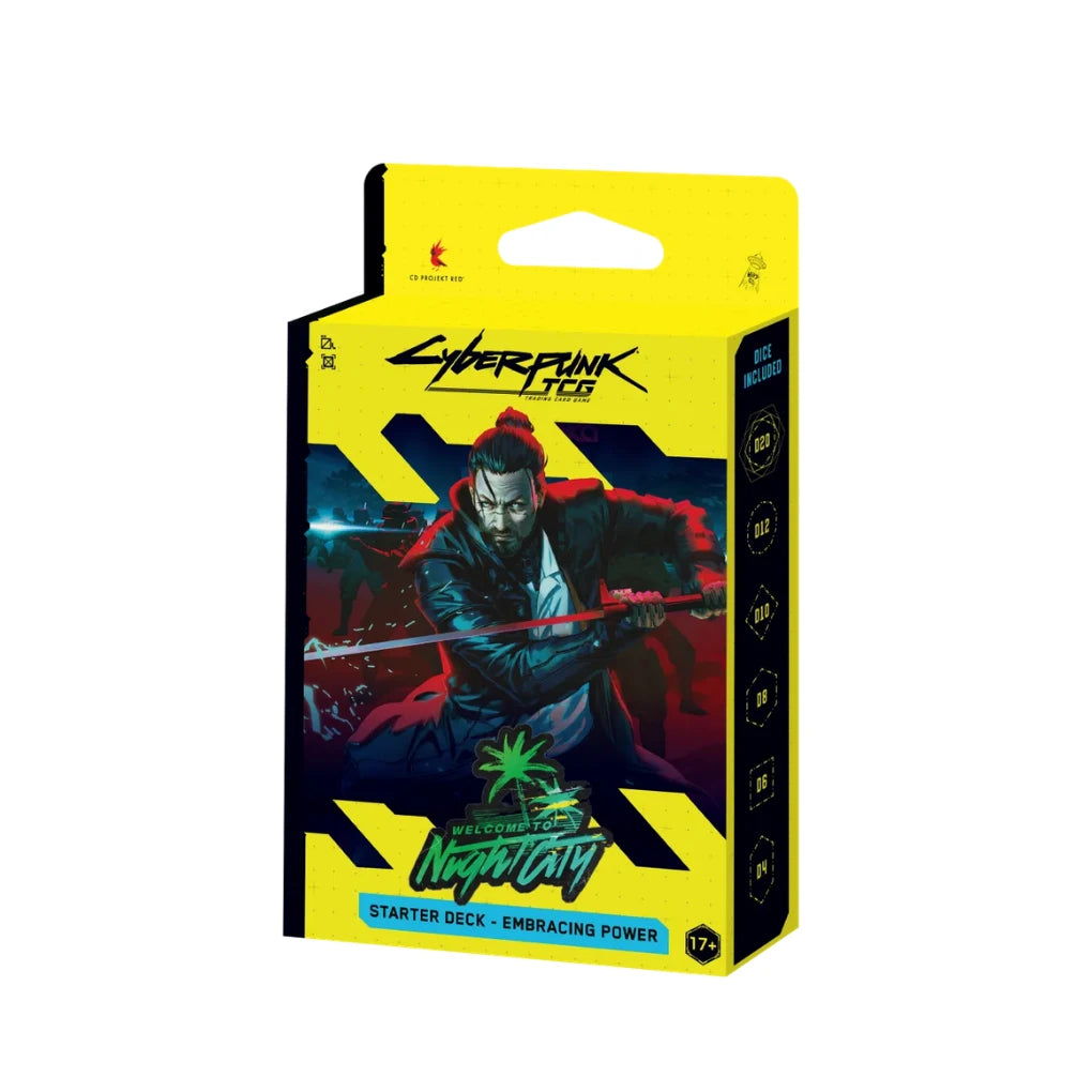 Cyberpunk TCG: Welcome to Night City Mazzo introduttivo Embracing Power EN