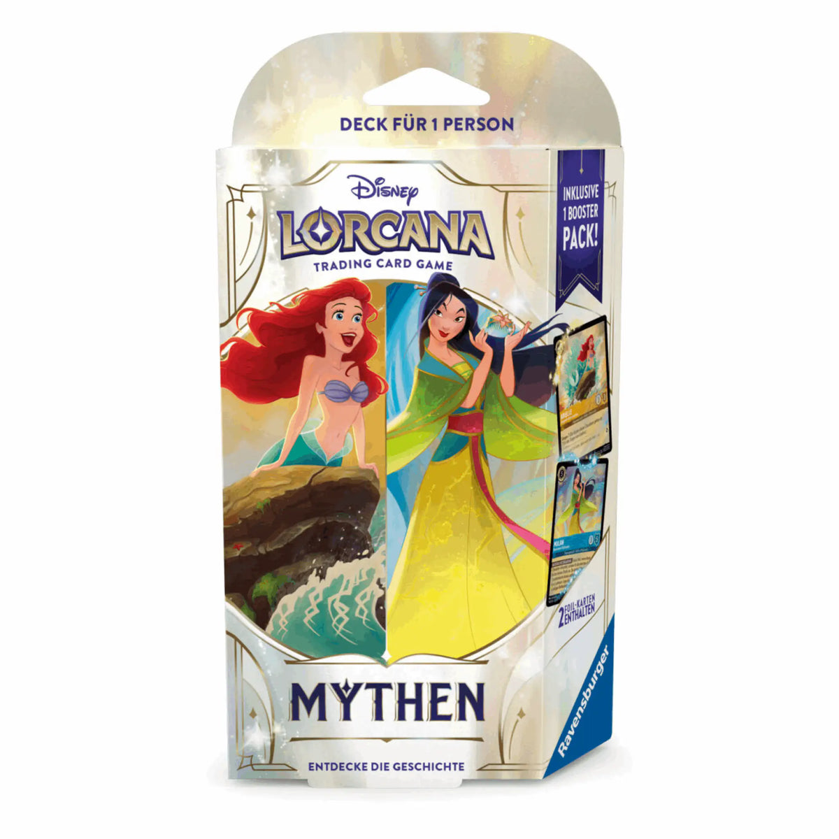 Disney Lorcana - Mythen Starter Deck Bernstein & Saphir - DE