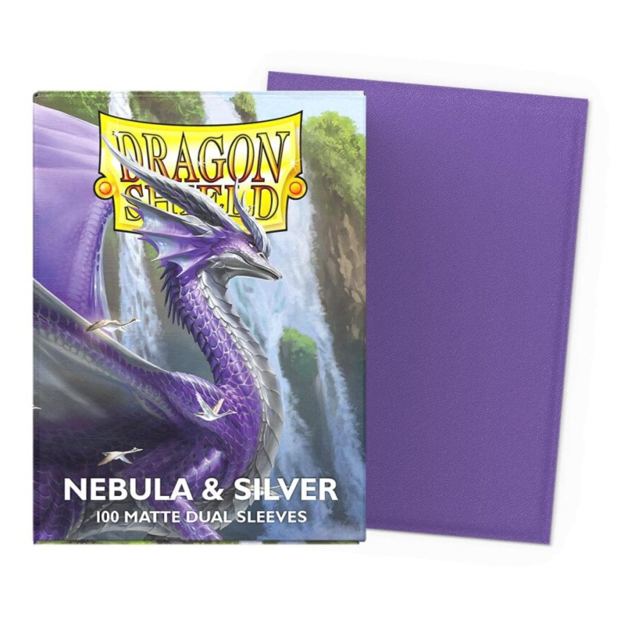 Dragon Shield Bustine protettive – Dual Matte Nebulosa & Argento (100 pezzi)