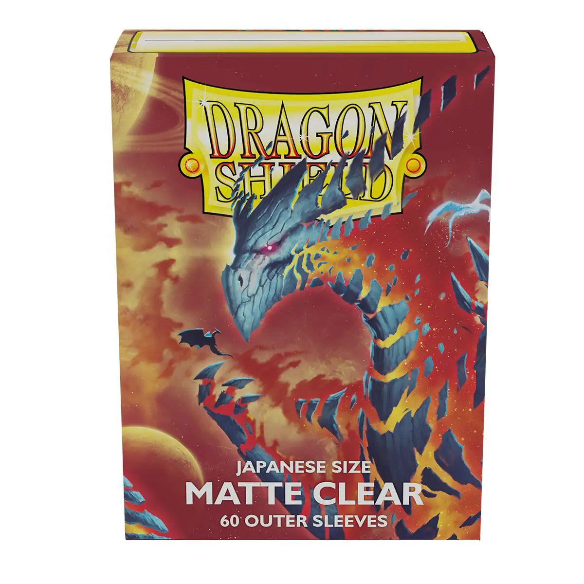 Dragon Shield Sleeves - Japanese Size Matte Clear Outer Sleeves | 60stk