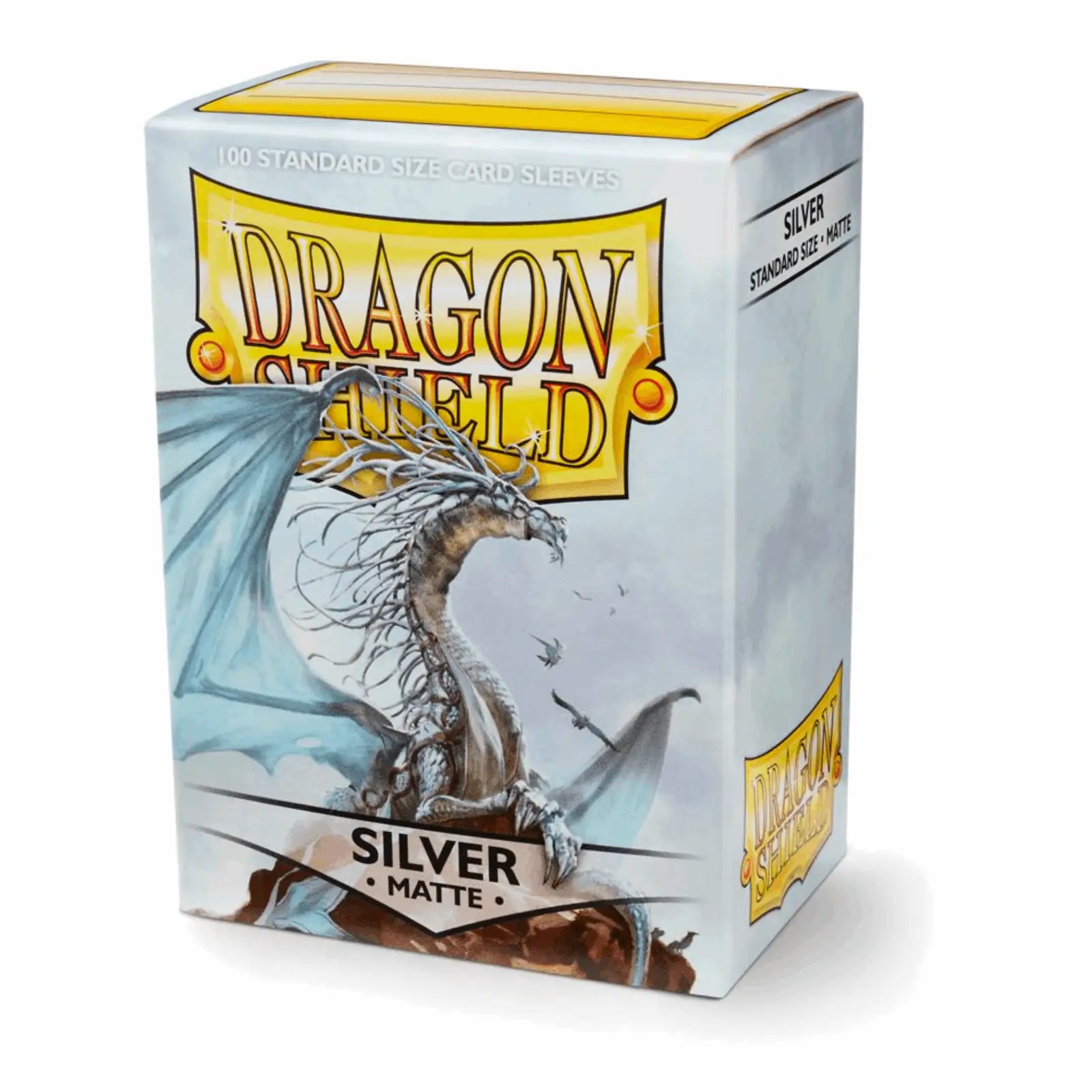 Dragon Shield Sleeves - Matte Standard Silver | 100stk