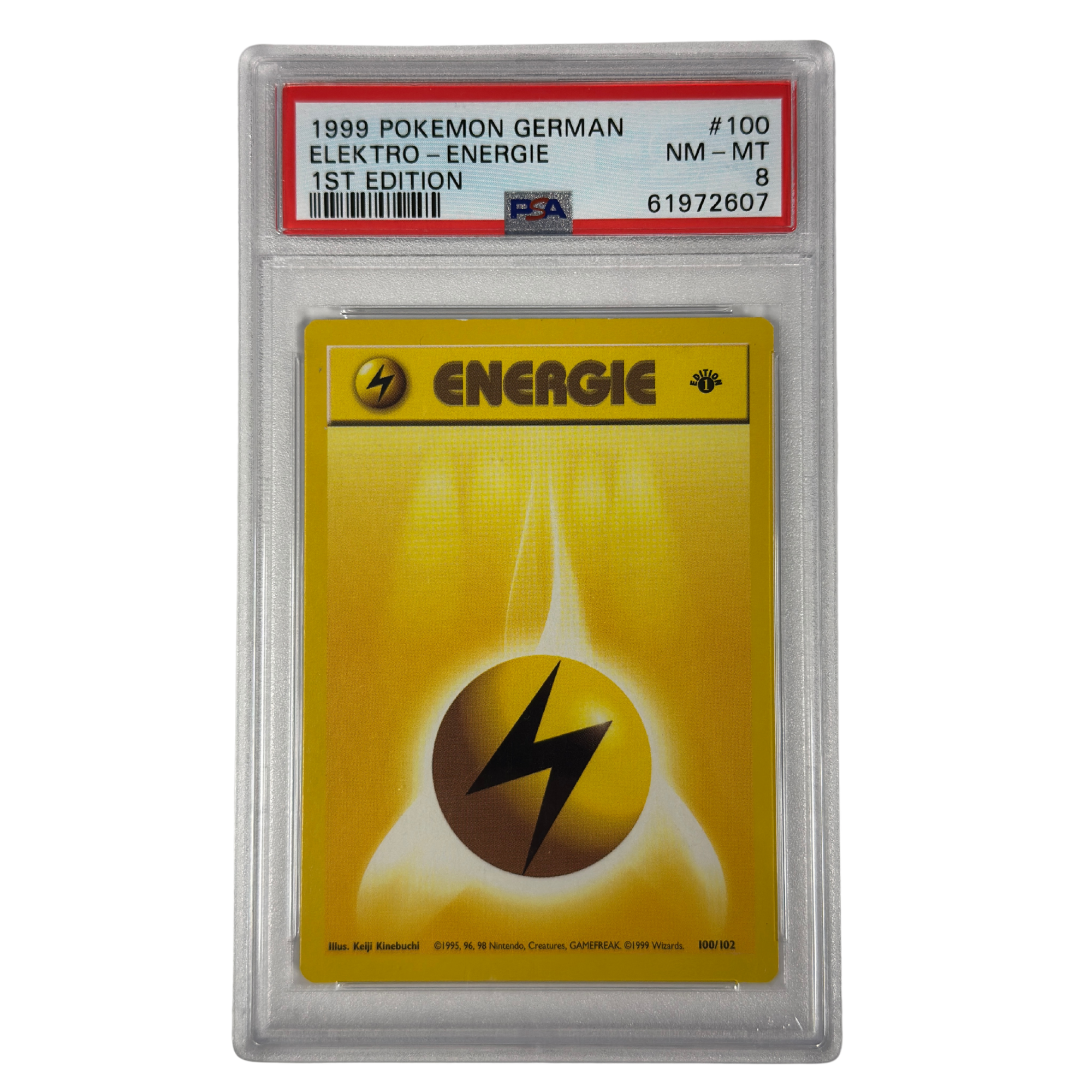 Pokémon - Energia Elettrica 1st Edition #100/102 (Base Set) – PSA 8 NM-MT