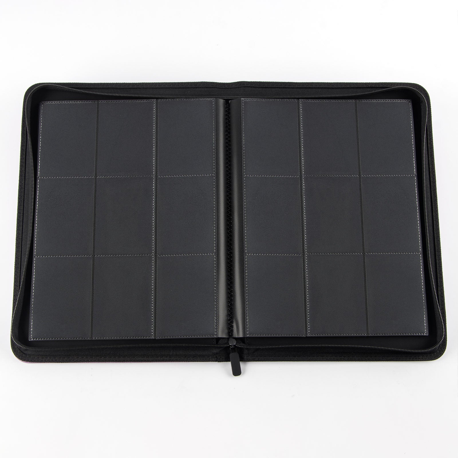 cardcosmos - 9 Pocket Strap Premium Leather Binder - Lila