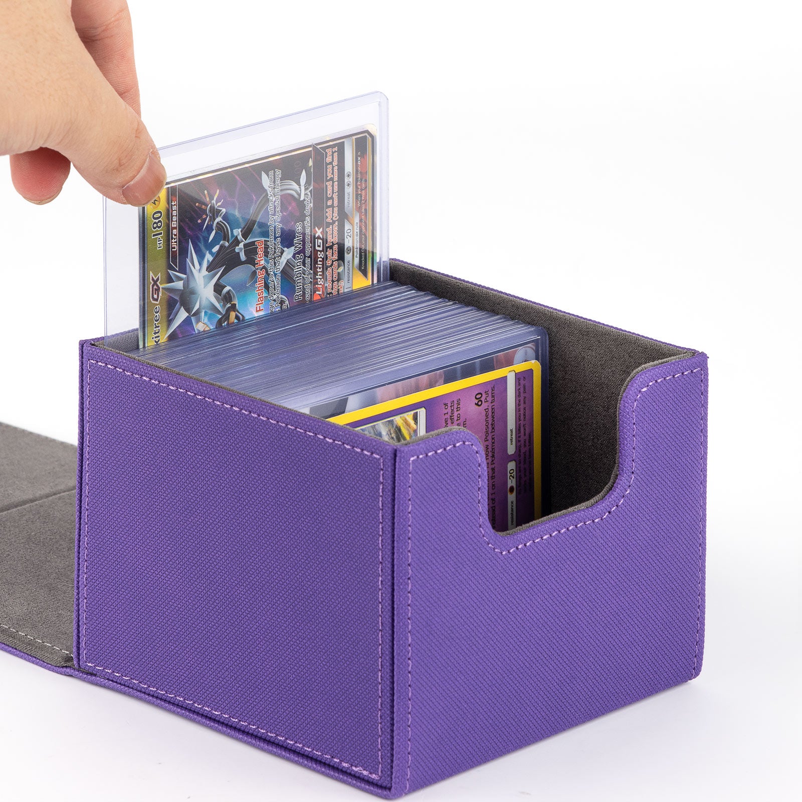 cardcosmos - Deck box premium Toploader 60+ - Viola