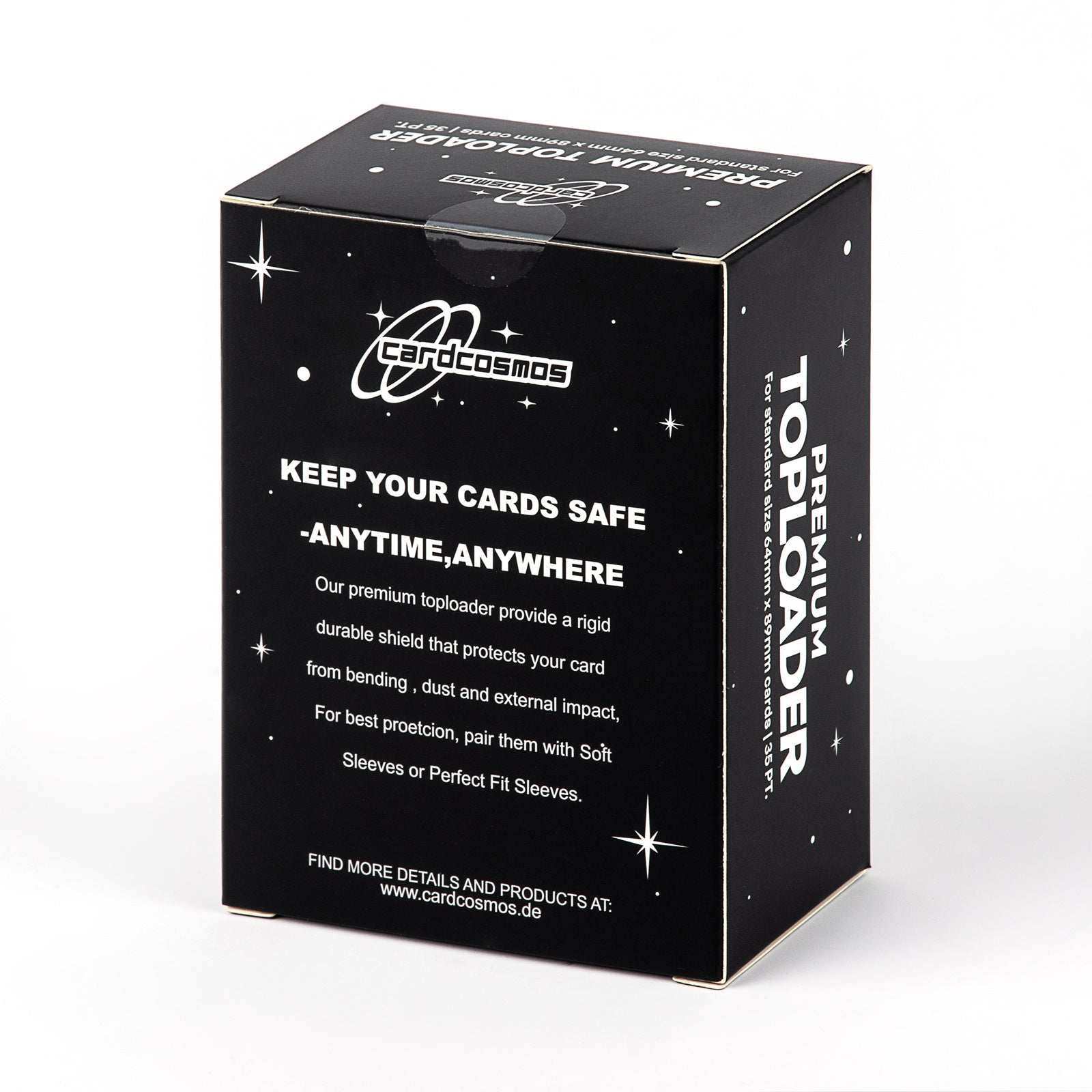 cardcosmos - Toploader premium 3" x 4" 35PT | 25 pezzi
