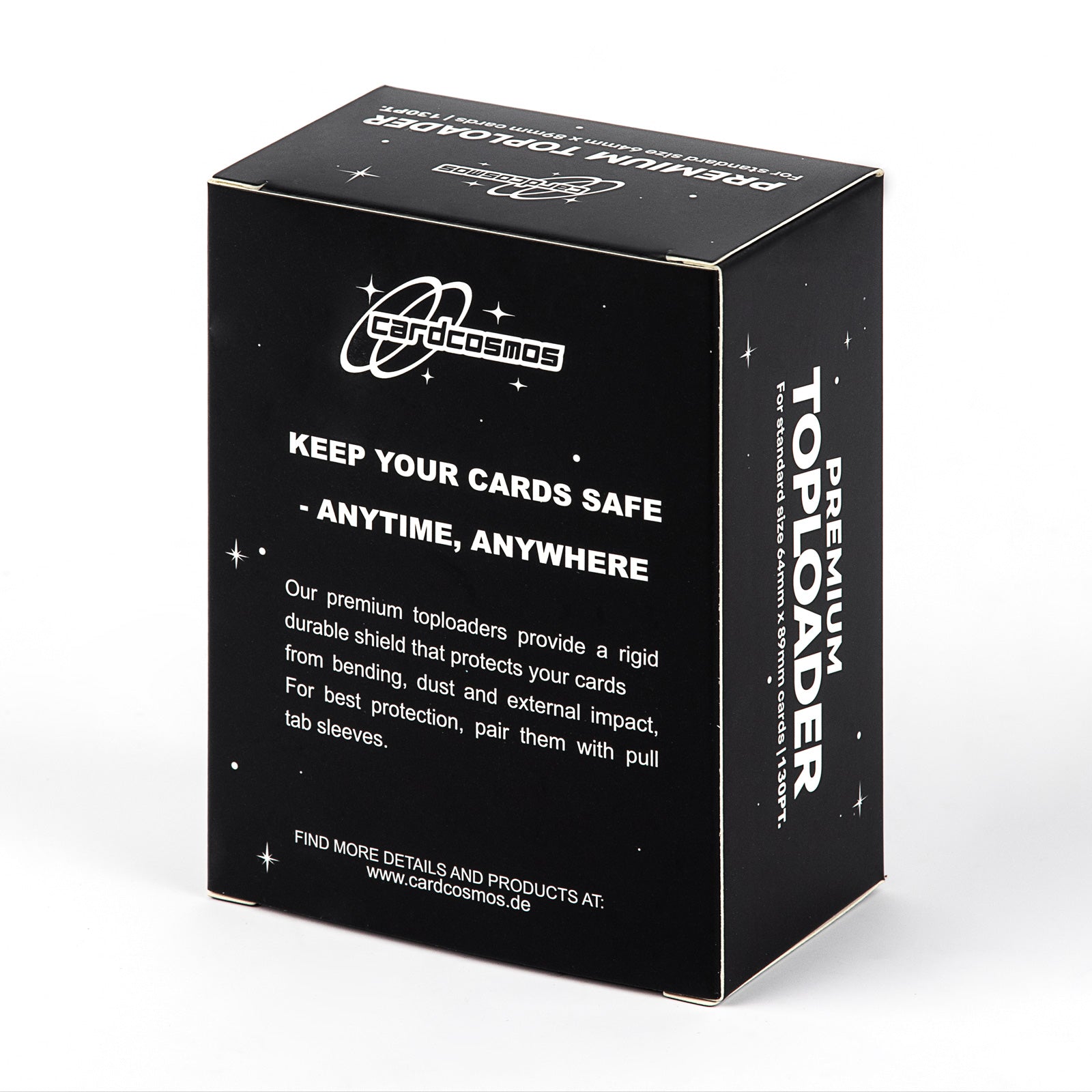 cardcosmos - Toploader premium 3" x 4" 130PT | 10 pezzi