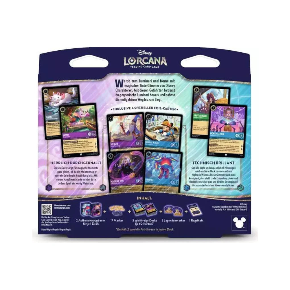Disney Lorcana - Die Stadt Hyperia 2 Giocatori-set iniziale - Tedesco
