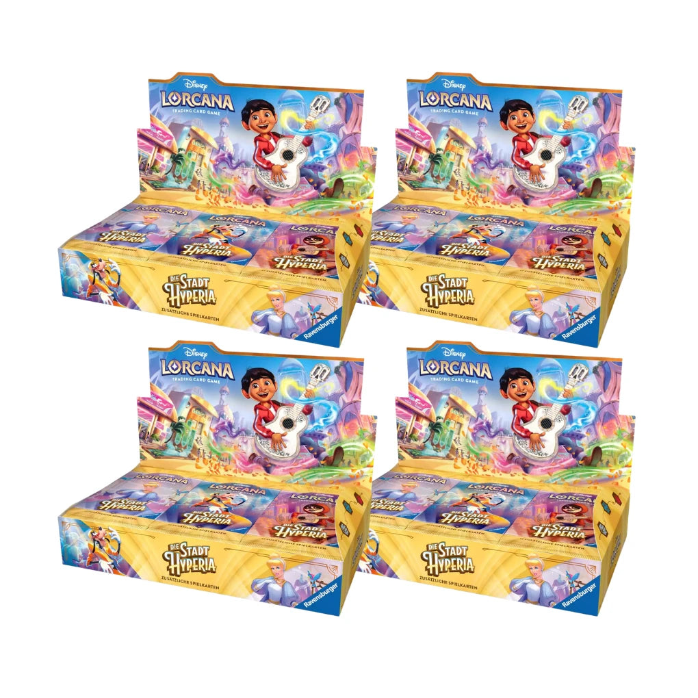 Disney Lorcana - Die Stadt Hyperia Display di buste - Tedesco