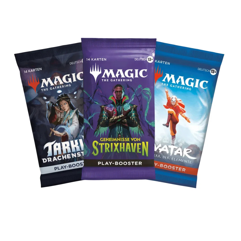 Magic: The Gathering Mystery Play Booster Set Tedesco – 3 buste casuali diverse