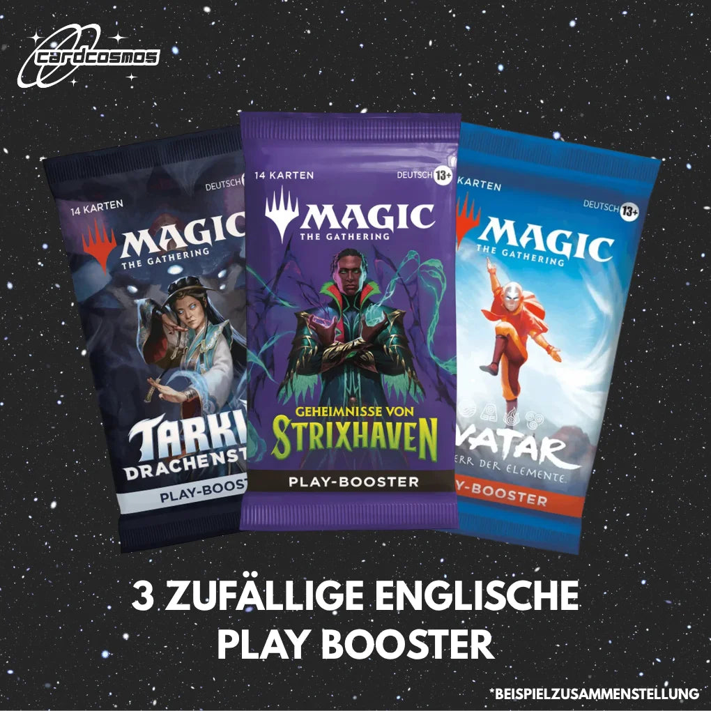 Magic: The Gathering Mystery Play Booster Set Tedesco – 3 buste casuali diverse