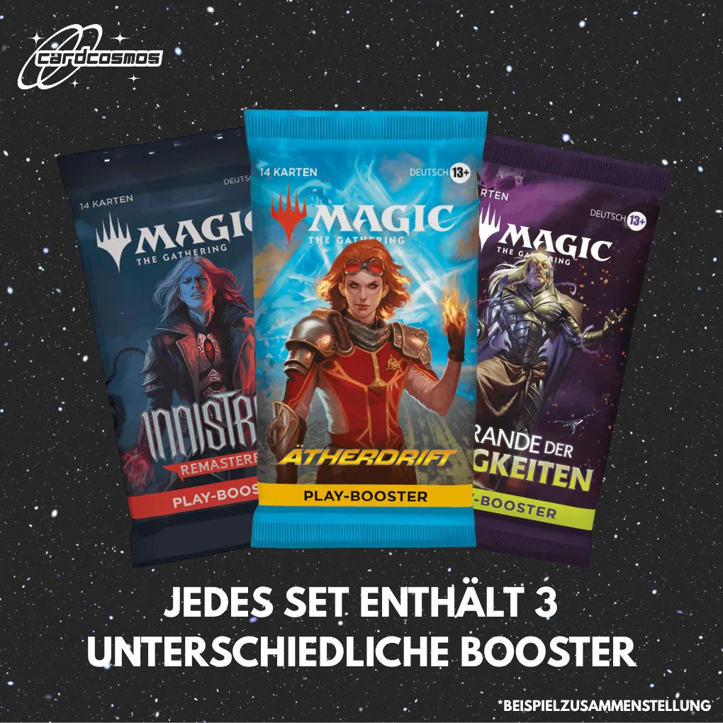 Magic: The Gathering Mystery Play Booster Set Tedesco – 3 buste casuali diverse