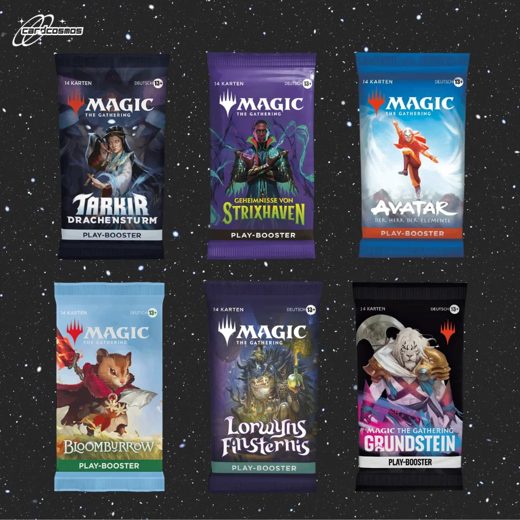 Magic: The Gathering Mystery Play Booster Set Tedesco – 3 buste casuali diverse