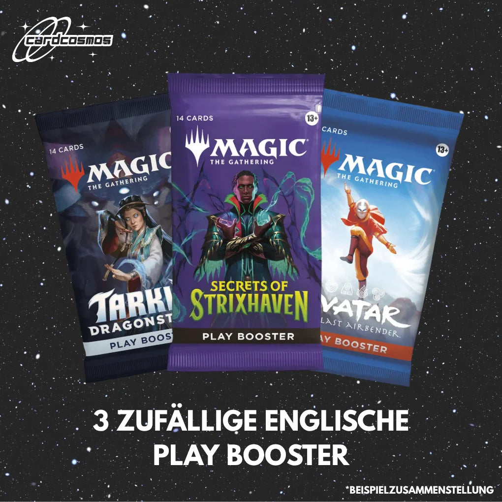 Magic: The Gathering Mystery Play Booster Set Inglese – 3 buste casuali diverse