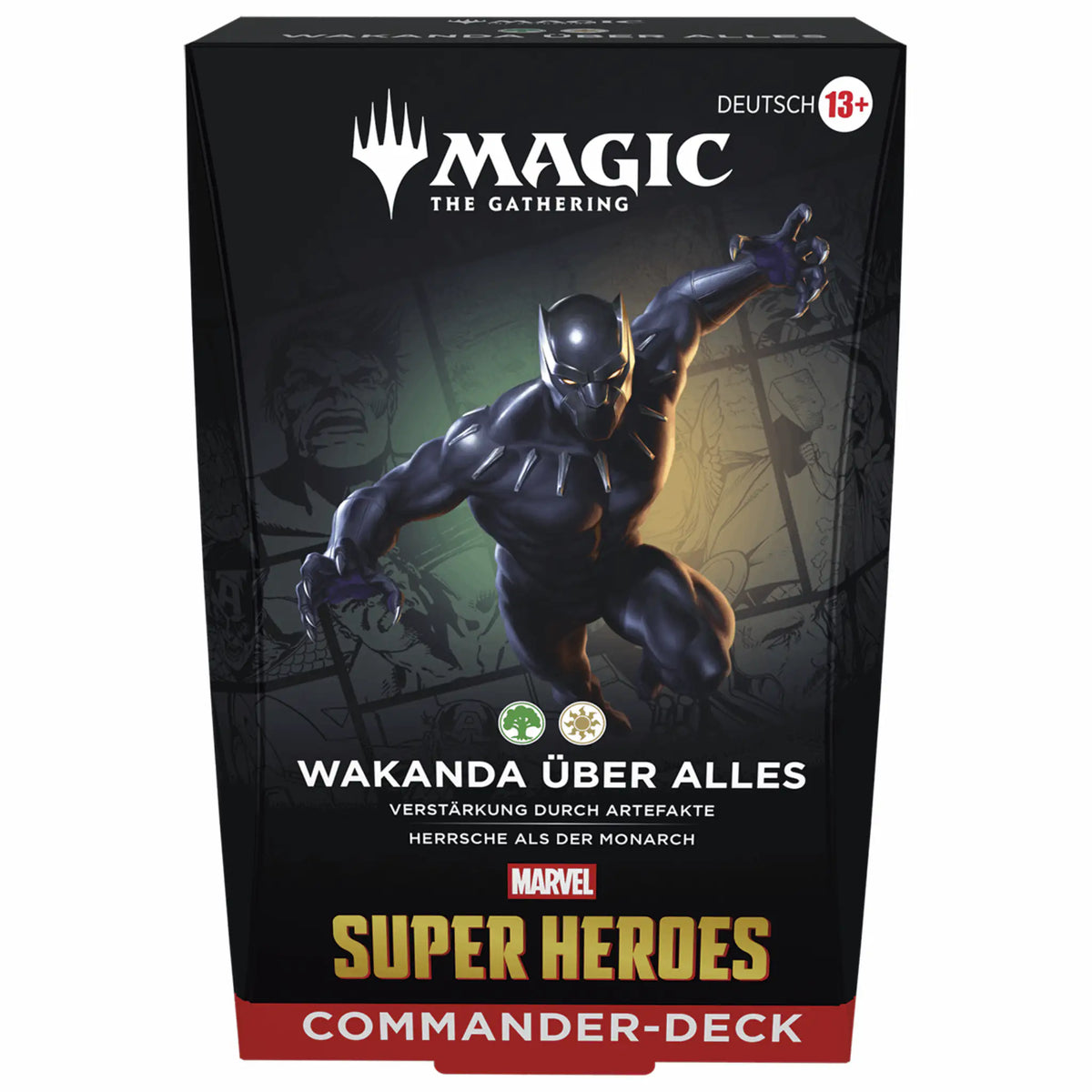 Magic: The Gathering - Marvel Super Heroes Commander Deck Wakanda über Alles - DE