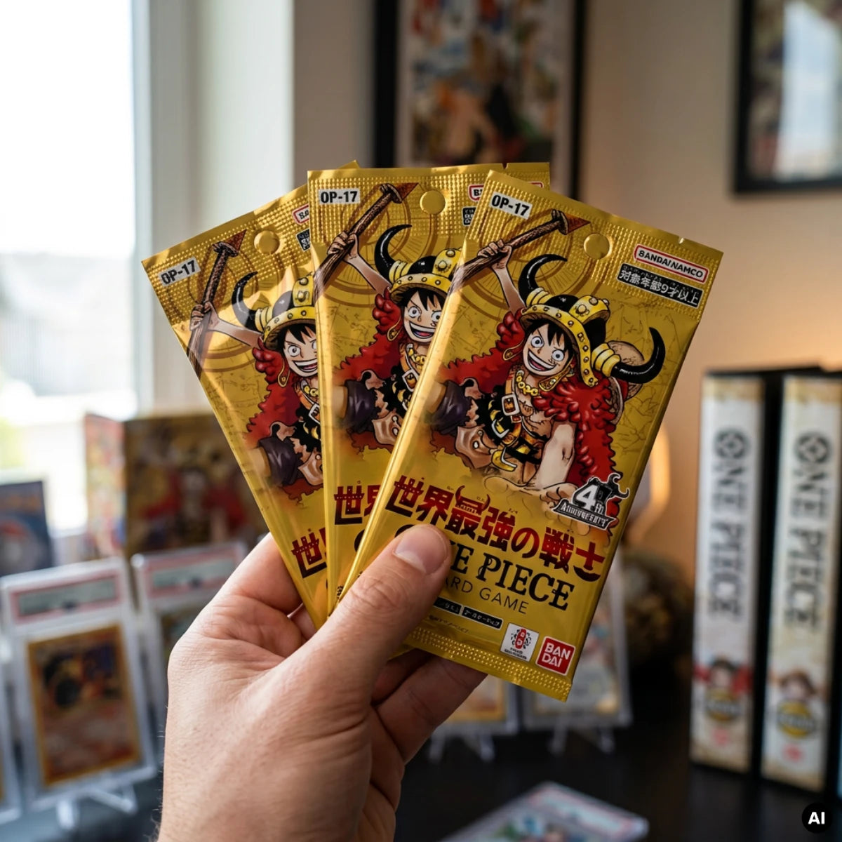 One Piece Card Game - Display di buste OP17 The World’s Strongest Warriors - Giapponese