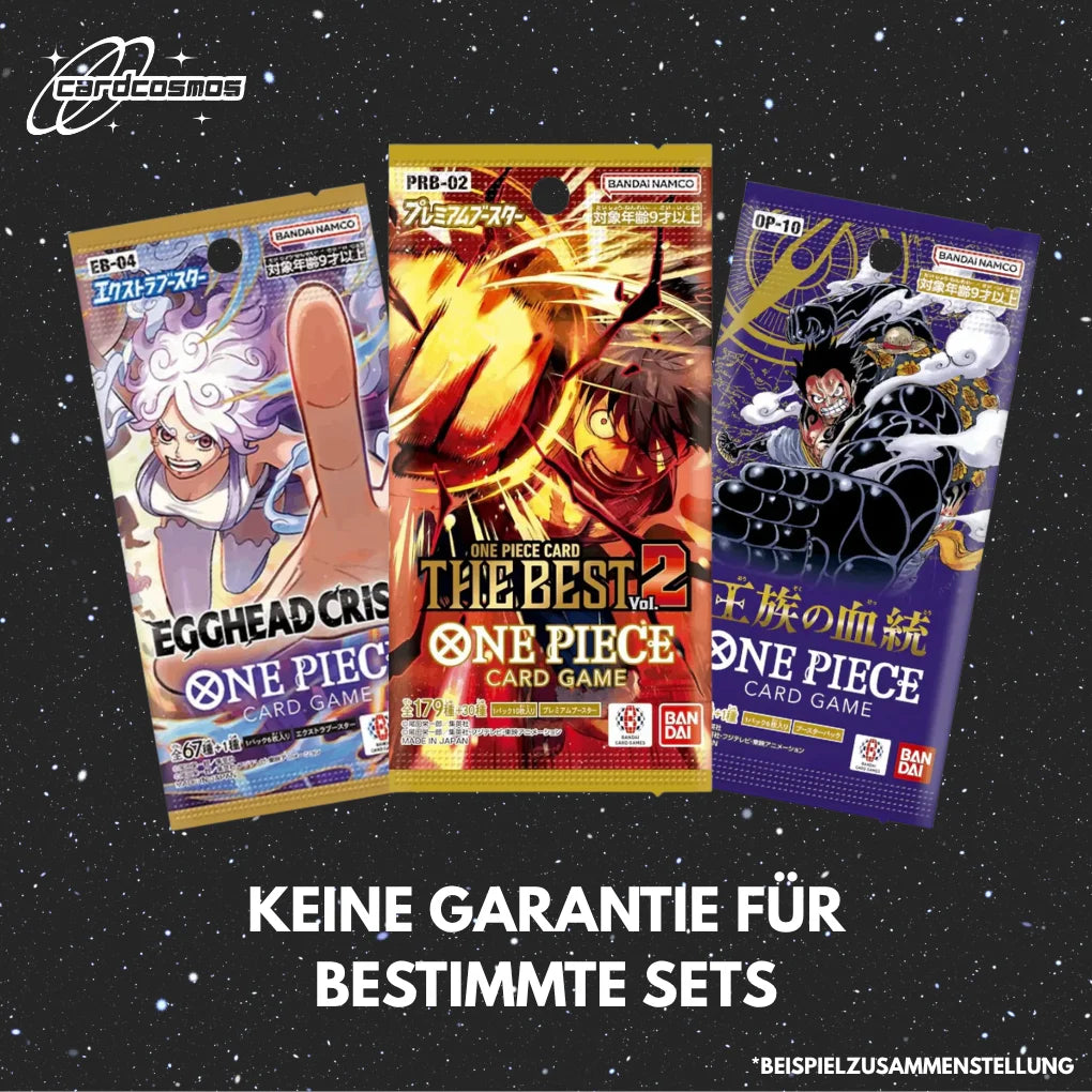 One Piece Card Game Japan Mystery Booster Set – 3 buste casuali diverse