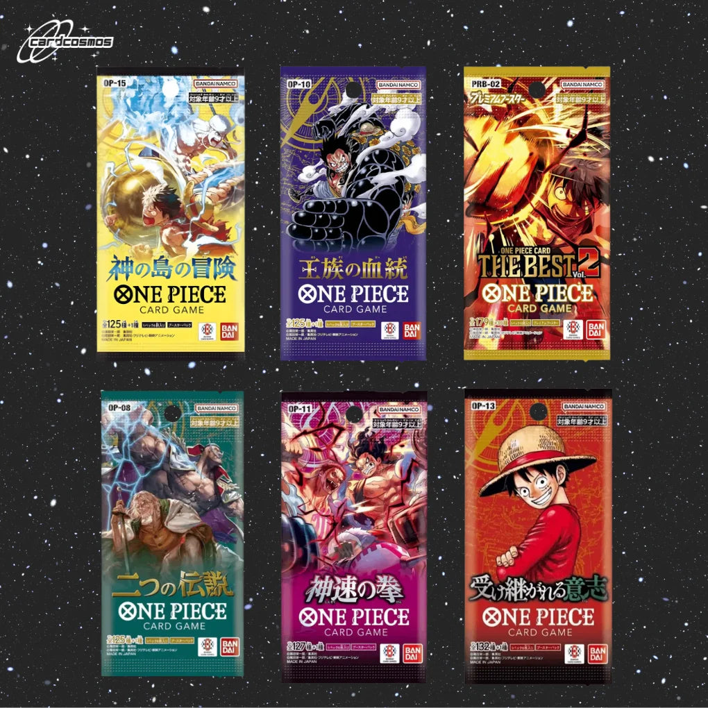 One Piece Card Game Japan Mystery Booster Set – 3 buste casuali diverse
