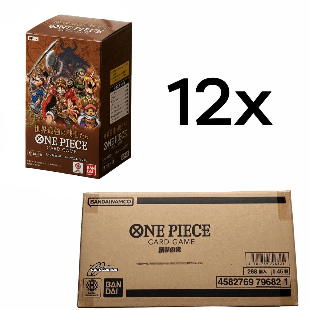 One Piece Card Game - OP17 Display di buste The World’s Strongest Warriors - Giapponese