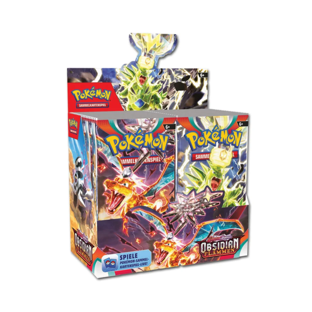 Pokémon - Karmesin & Purpur Obsidianflammen Booster Display - DE