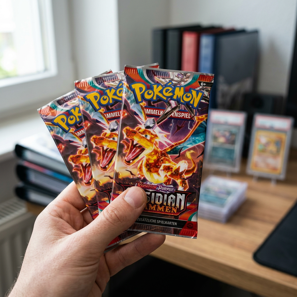 Pokémon - Karmesin & Purpur Obsidianflammen Booster Display - DE