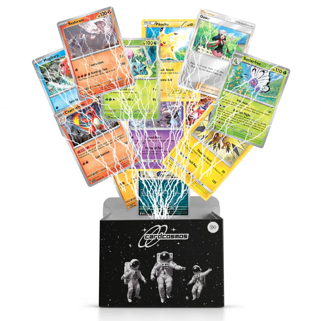 Set di carte Pokémon Inglese – 100 carte incl. 12 Holo + 100 Bustine protettive