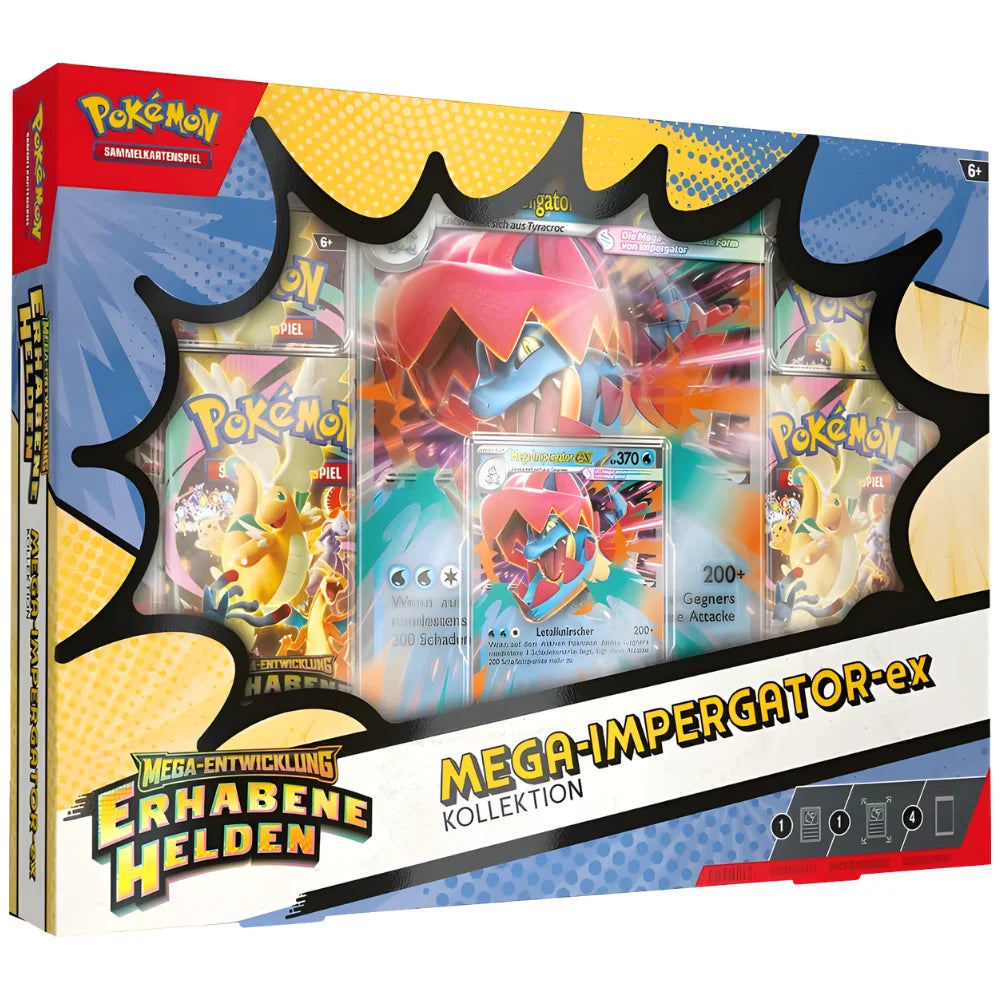Pokémon - Mega Evoluzione Eroi Elevati – Mega Impergator ex Collezione - Tedesco
