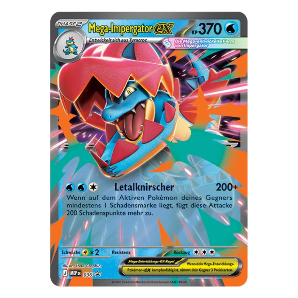 Pokémon - Mega Evoluzione Eroi Elevati – Mega Impergator ex Collezione - Tedesco