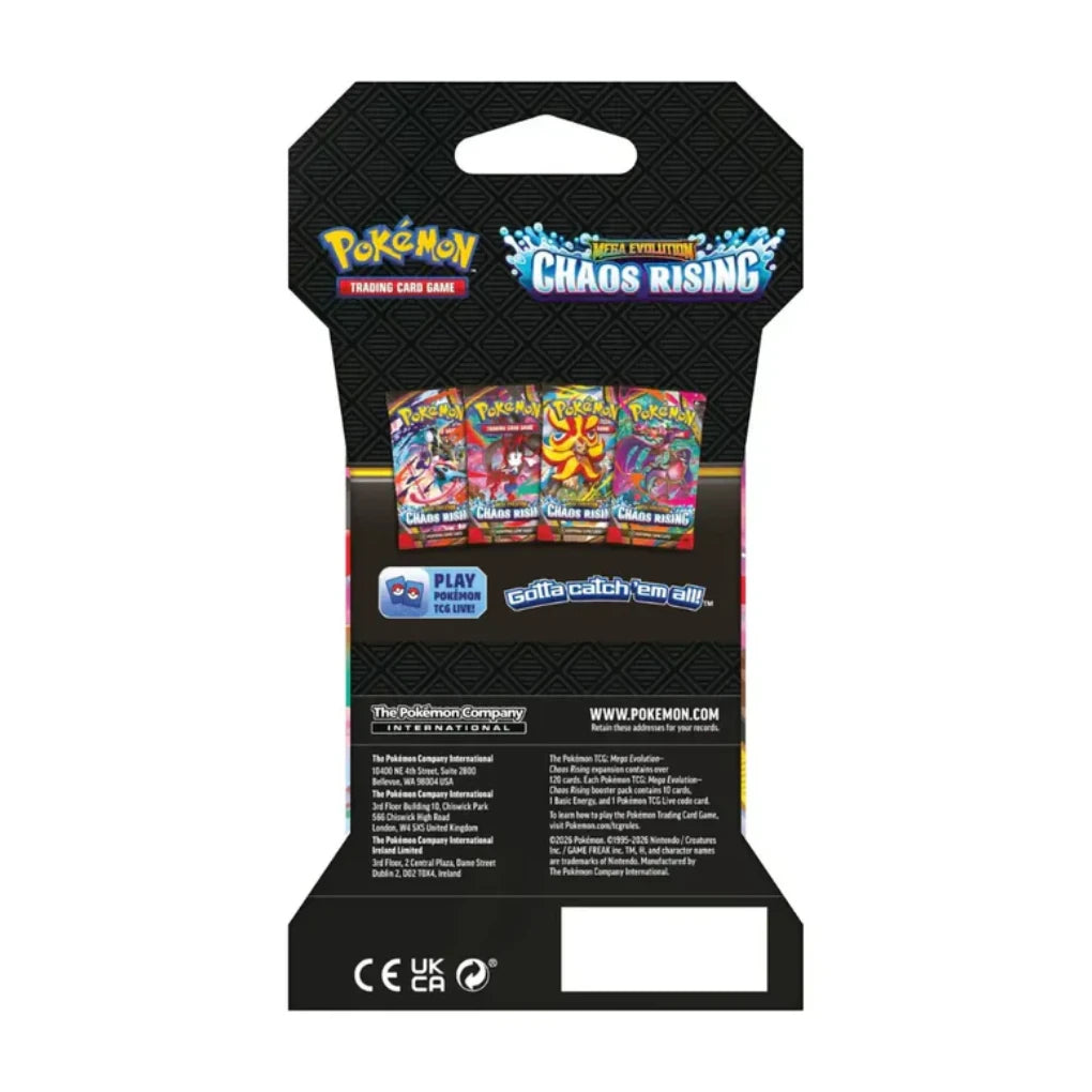 Pokémon - Mega Evolution: Chaos Rising 1x Busta blisterata - EN