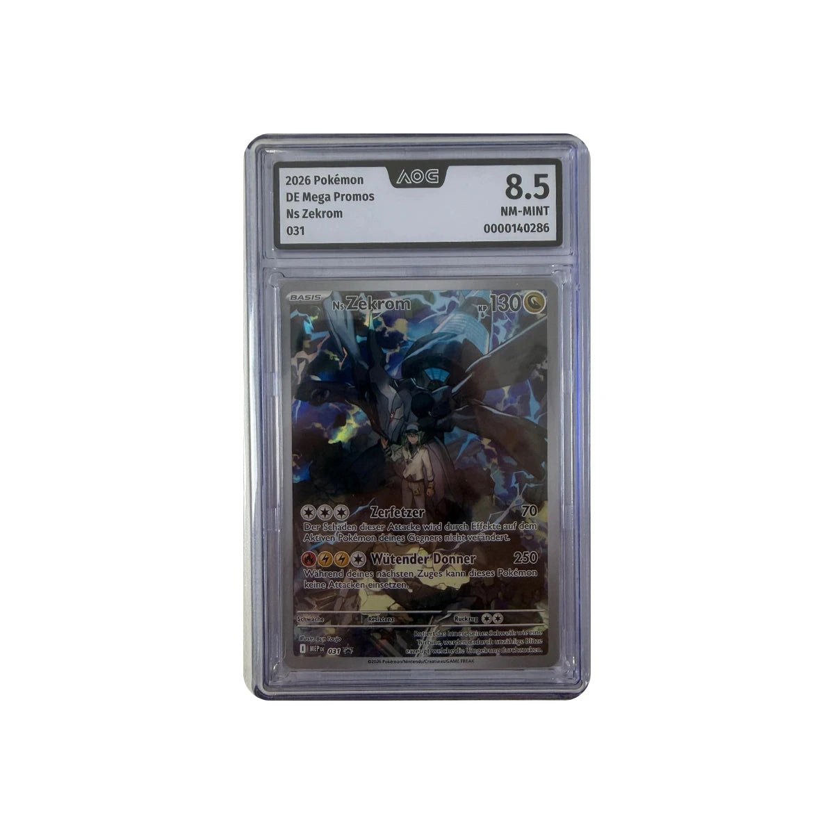Pokémon - Zekrom di N #031 (Mega Promos) – AOG 8.5 NM-MINT