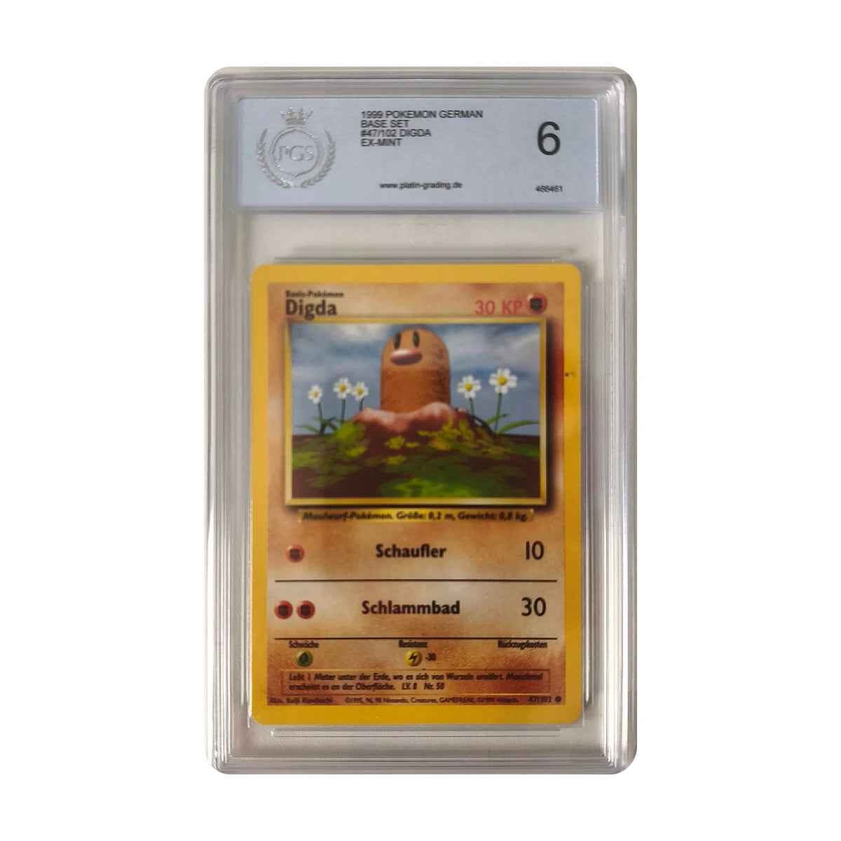 Pokémon - Digda 47/102 (Basis Set) – PGS 6 EX-Mint