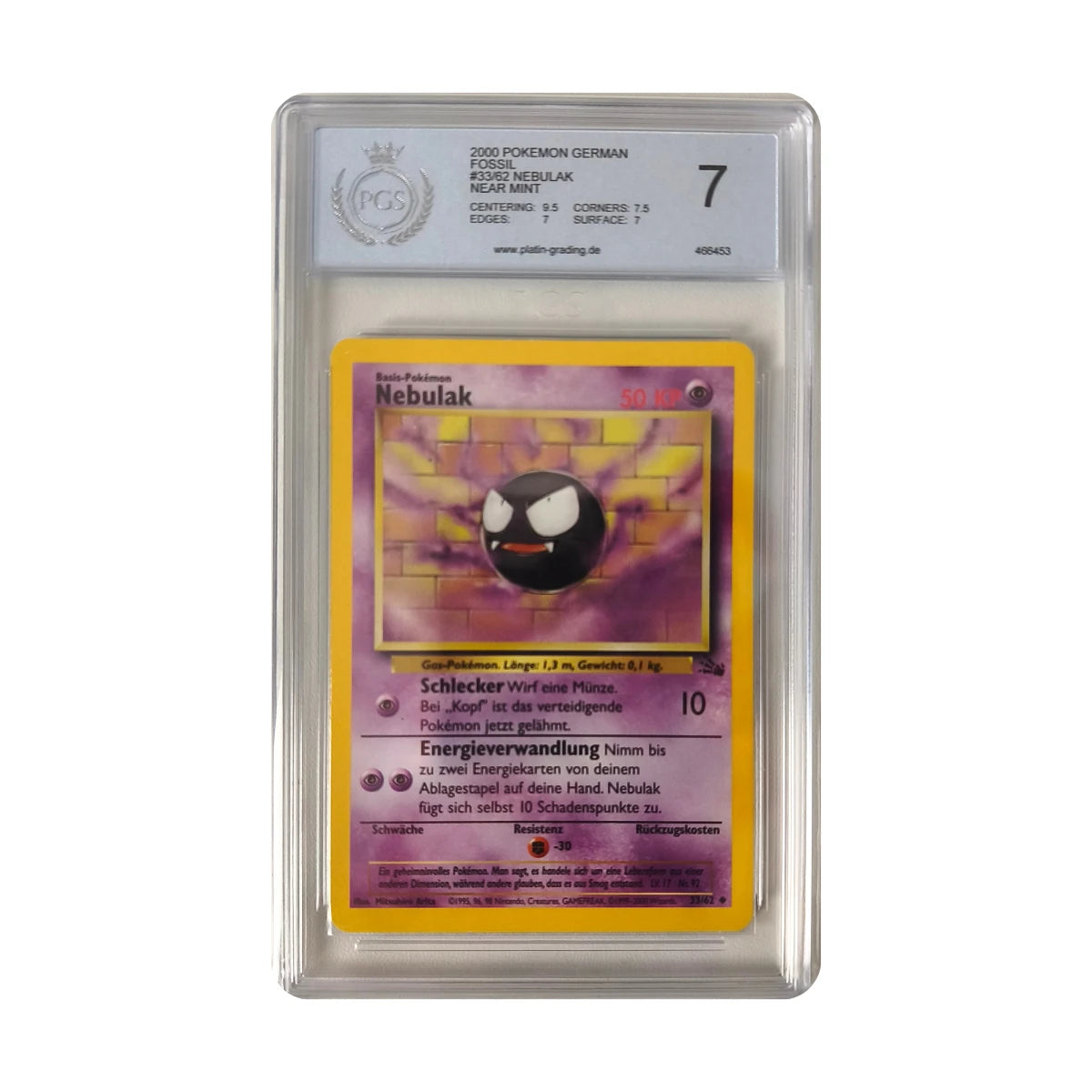 Pokémon - Nebulak 33/62 (Fossil) – PGS 7 Near Mint