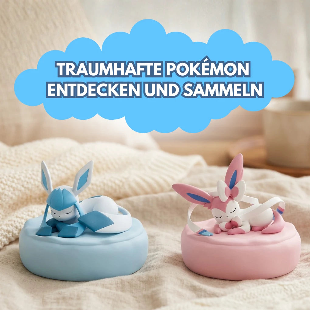 Pokémon Eeveelutions Sleeping Series Blind Box – Figurina da collezione di Evoli & sviluppi